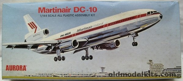Aurora 1/144 DC-10 Martinair Holland, 366-2 plastic model kit